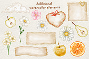 Watercolor Pastry Chef Goose Clipart, a Graphic by Watercolor dreams (Thumbnail 4 of 5)