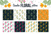 Seamless Floral patterns, a Pattern Graphic by The Odd Seed (Thumbnail 6 of 9)