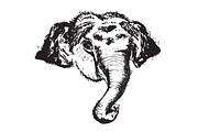 Elephant Hand Drawn Illustration, an Animal Illustration by cvcreative (Thumbnail 3 of 3)