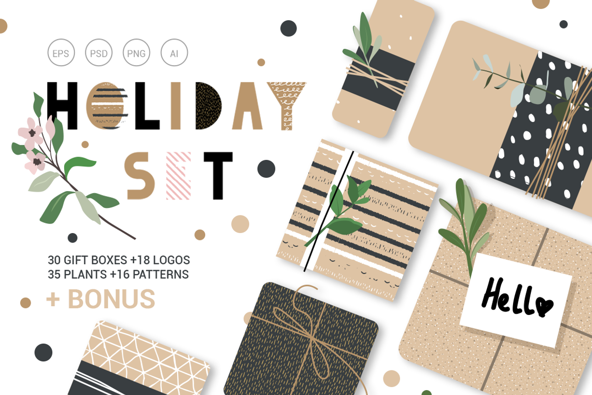 Holiday Sets craft, a Decorative Illustration by Fay_Francevna (Photo 1 of 5)