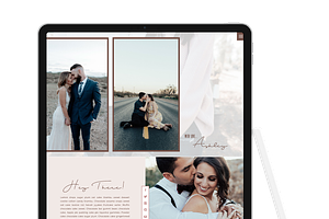 The Wilfong - Showit Website Layout