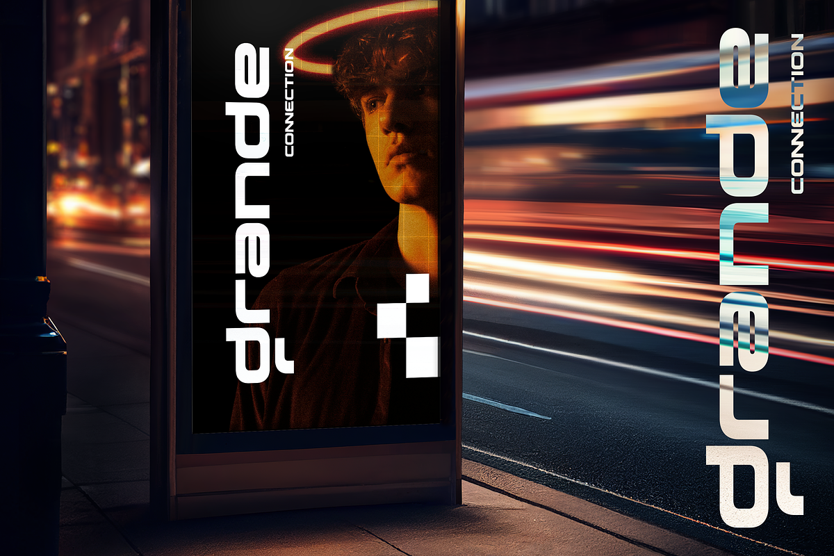 Cravend - Techno Wide Display, a Sans Serif Font by Namara Creative Studio (Photo 8 of 11)