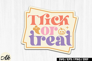 Retro Halloween Stickers Bundle,Retr