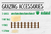 Alpaca Clipart and Accessories, an Animal Illustration by VizualStorm (Thumbnail 2 of 3)