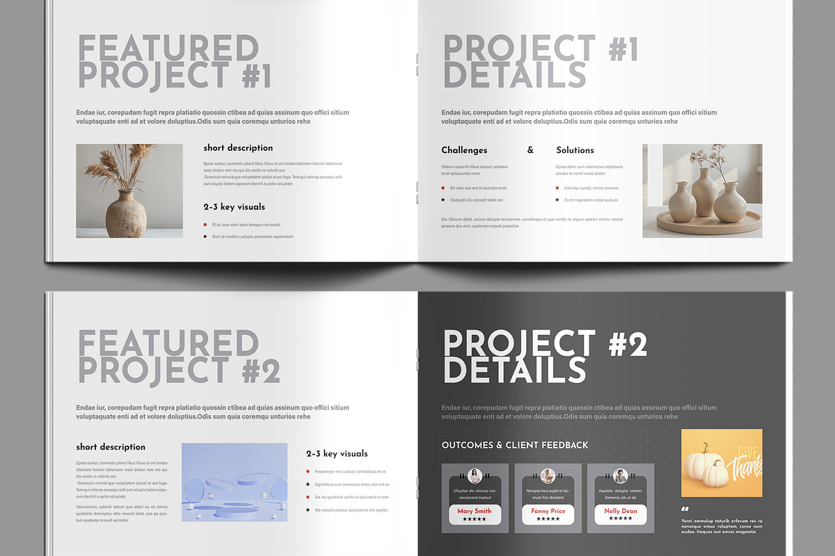 Modern Design Portfolio Template preview 4