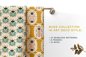 The Bugs In Art Deco Style