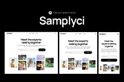 Samplyci - Blog Framer Template, a Websites & App Template by Kami Agence (Thumbnail 1 of 6)