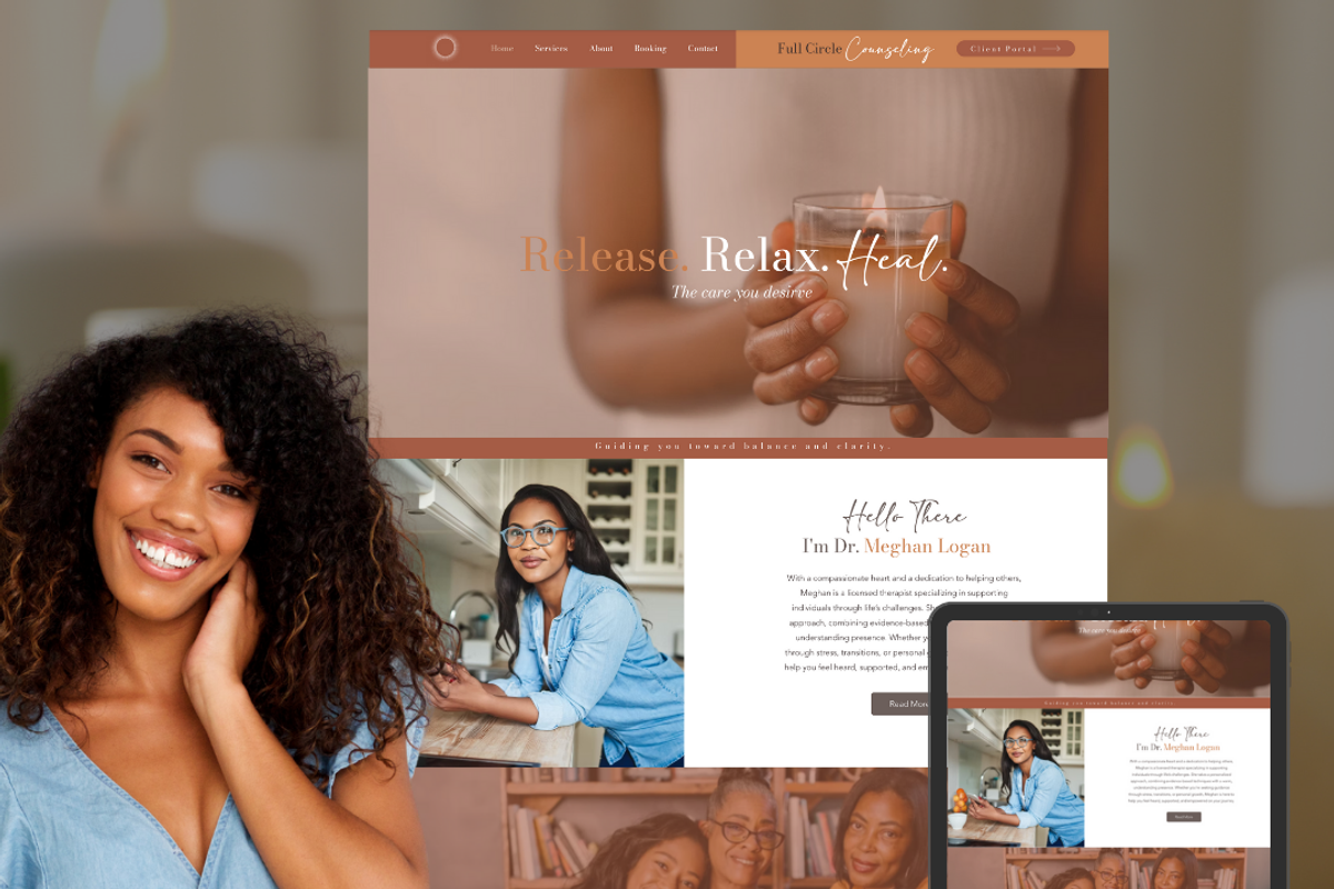 Therapist Website | WIX Template preview 7