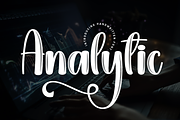Analytic | Script Font, a Handwritten Font by Scratchones (Thumbnail 1 of 9)