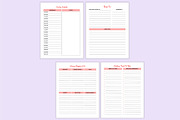 Christmas Meal Planner For Canva, a Stationery Template by Shumaya (Thumbnail 3 of 4)