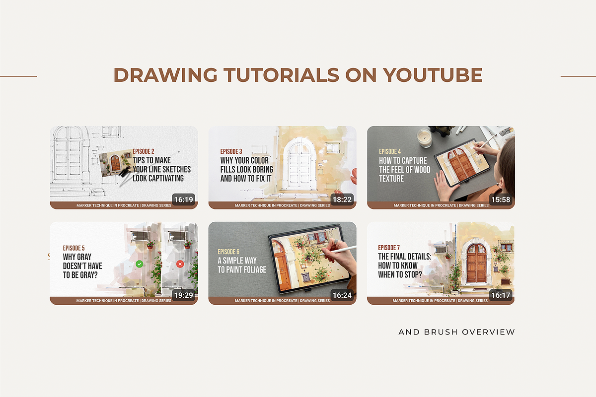 Marker Studio | Procreate Brushes, a Brush Add-On by Katsia Liat (Jazwinska) (Photo 8 of 10)