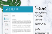 Modern Resume Template for Word, a Resume Template by SharpResumeFoundry (Thumbnail 2 of 5)