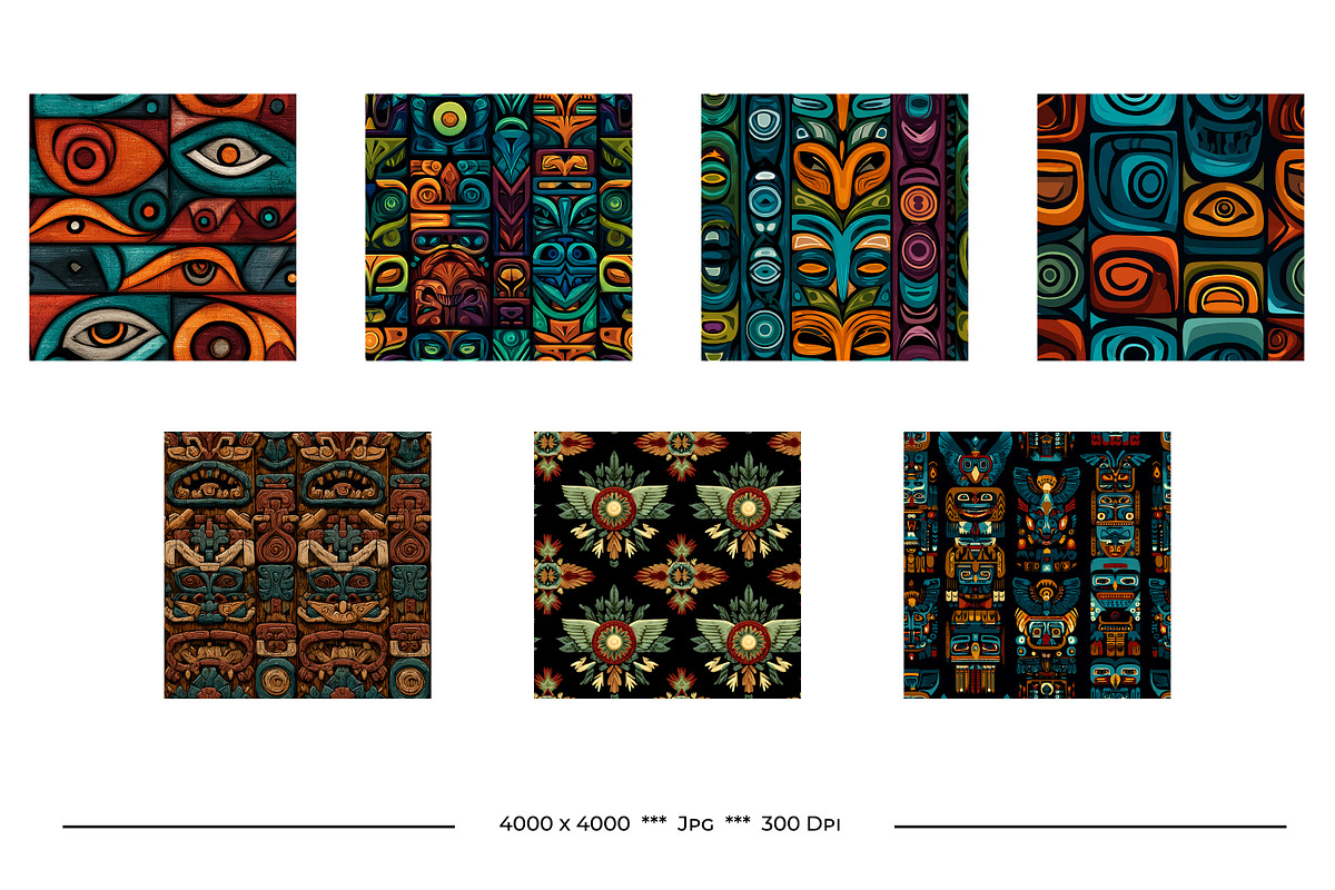 Indigenous Cultures Designs, a Pattern Graphic by karenfoleyphoto (Photo 5 of 6)