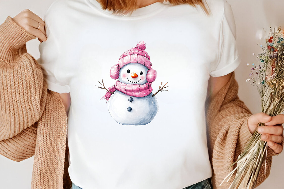 Watercolor Kawaii Coquette Christmas, an Illustration by Canvas Craft (Photo 4 of 7)