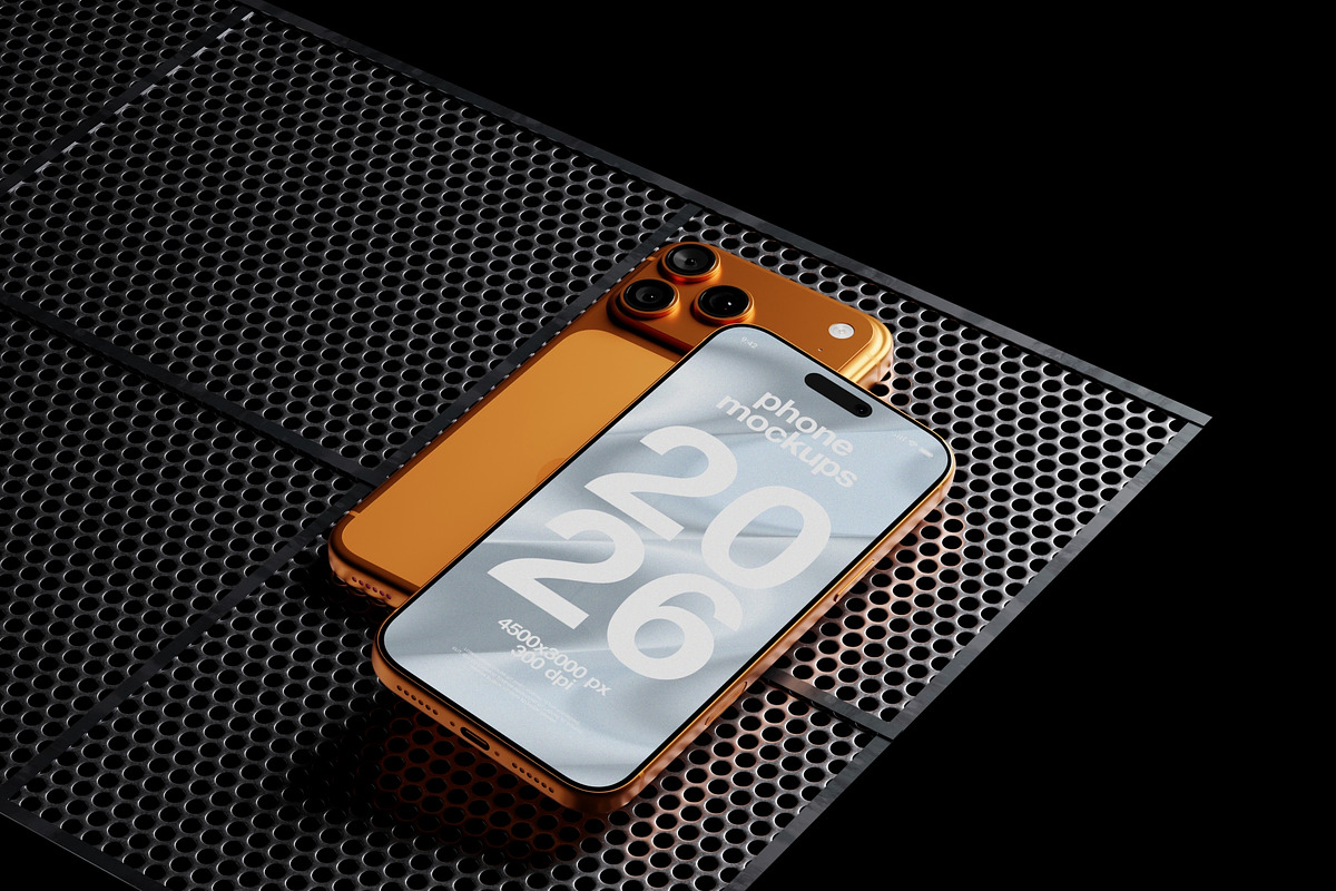 iPhone 17 Mockup, an iPhone Mockup by baim_std (Photo 1 of 2)