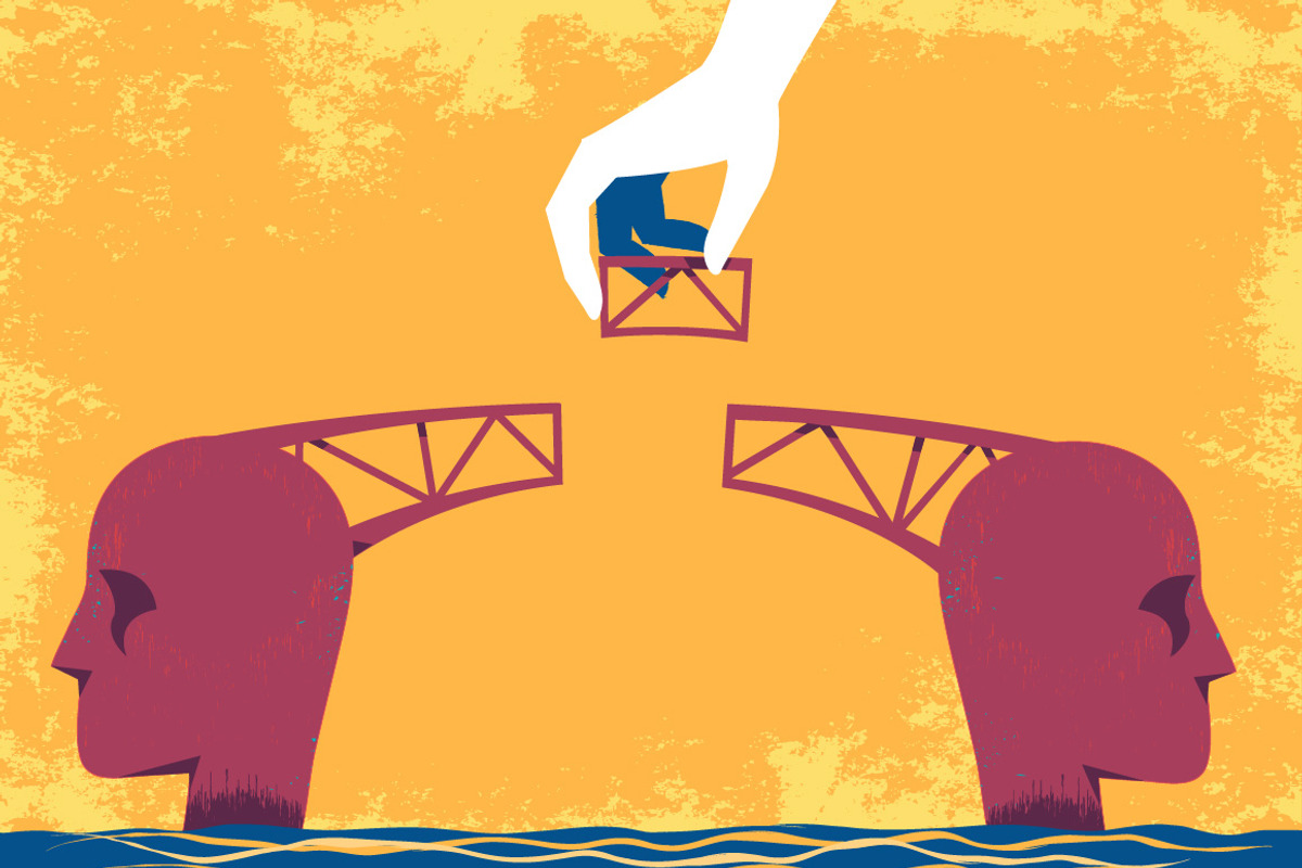Bridge Connection, a Person Illustration by Hurcastock! (Photo 5 of 9)
