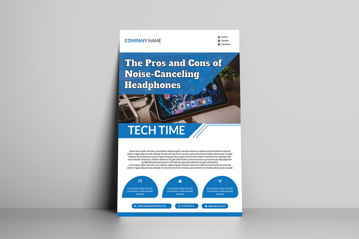 Tech Time - Technology Flyer, a Flyer Template by PenciGraphics (Photo 2 of 2)