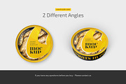 Canned Smoked Sprats in Oil Mockup, a Packaging Mockup by Country4k (Thumbnail 3 of 3)