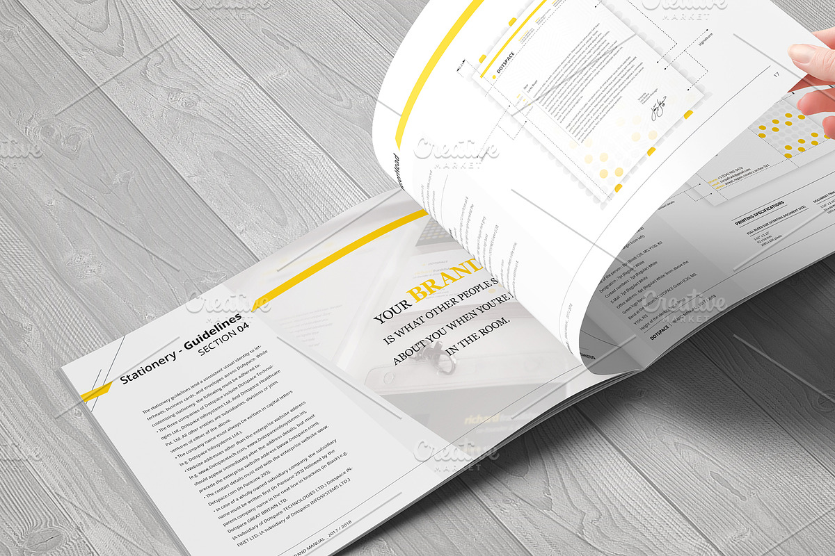 Brand Manual 30 Pages A4 / US Letter, a Brochure Template by Mastergfx (Photo 18 of 32)