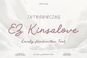 EZ Kinsalove, a Handwritten Font by Zafara Studios (Thumbnail 1 of 6)
