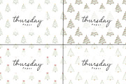 Christmas tree seamless pattern, a Pattern Graphic by Thursdaypaper (Thumbnail 2 of 8)