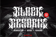 Black Gesorix - Gothic Font, a Blackletter Font by QR Design Studio (Thumbnail 1 of 8)