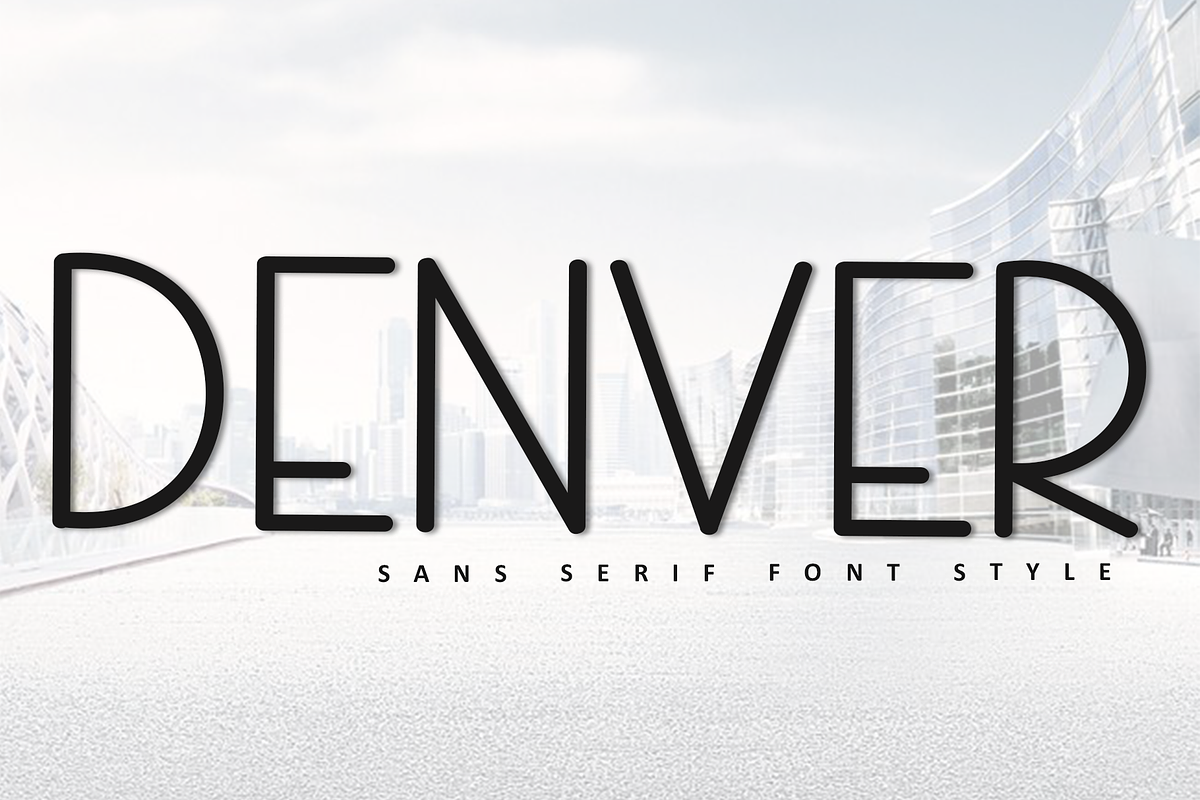 DENVER, a Sans Serif Font by FreshTypeINK (Photo 1 of 8)