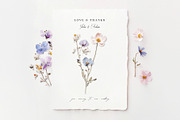 Pretty Wildflowers (Png) Elements, a Background Graphic by by creative paper (Thumbnail 5 of 7)