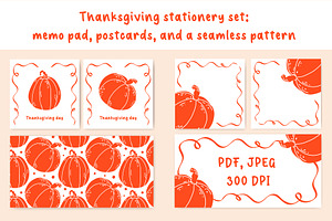 Thanksgiving cute pumpkin printables