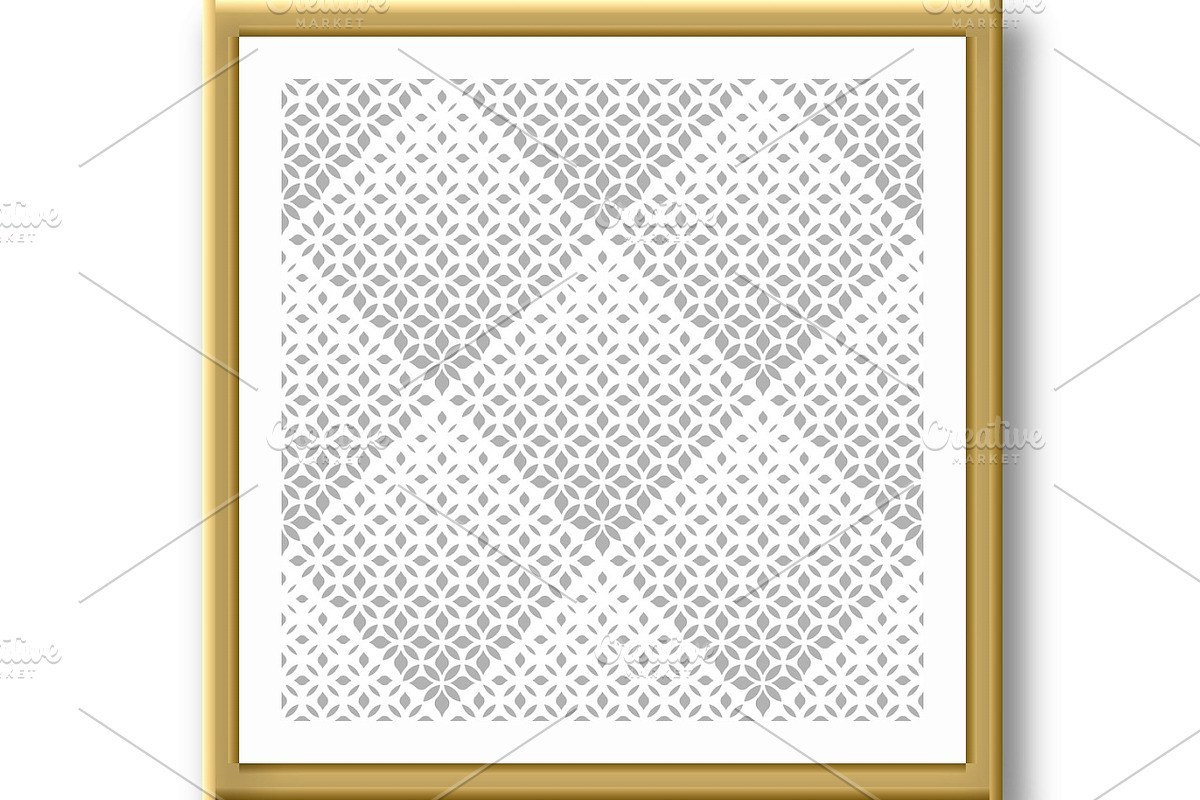Geometric seamless floral pattern, a Pattern Graphic by RODINA (Photo 2 of 3)