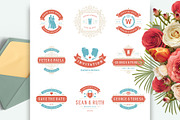 18 Wedding Logos and Badges, a Branding & Logo Template by Vasya Kobelev (Thumbnail 6 of 10)