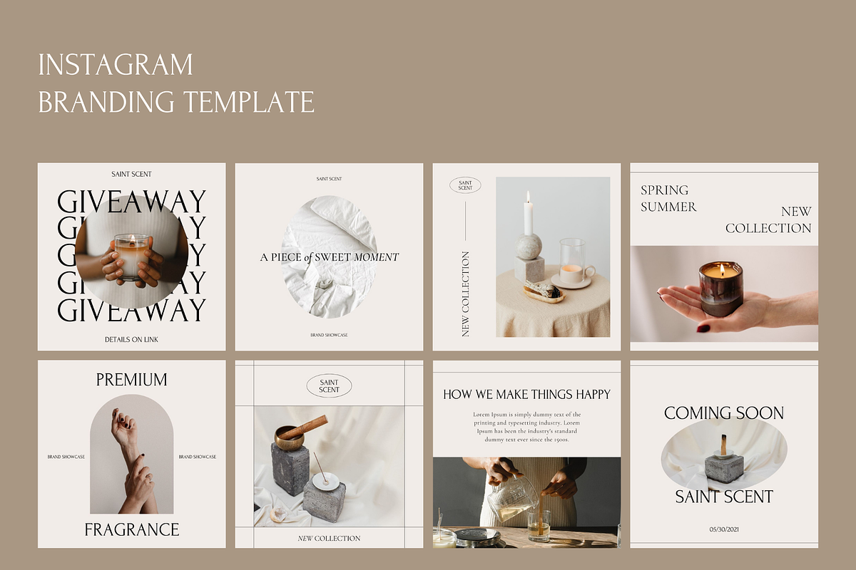 Aesthetic Social Media Post Template, a Social Media Template by Rumiz Design (Photo 5 of 9)