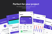 Walleta - Digital Wallet App Ui Kits, an UI Kit Template by Minialis (Thumbnail 4 of 6)