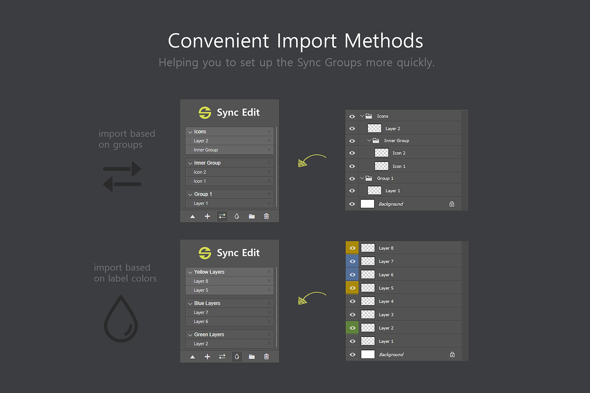 Sync Edit - Layer Synchronize Kit, a Plug-in Add-On by h3design (Photo 9 of 9)