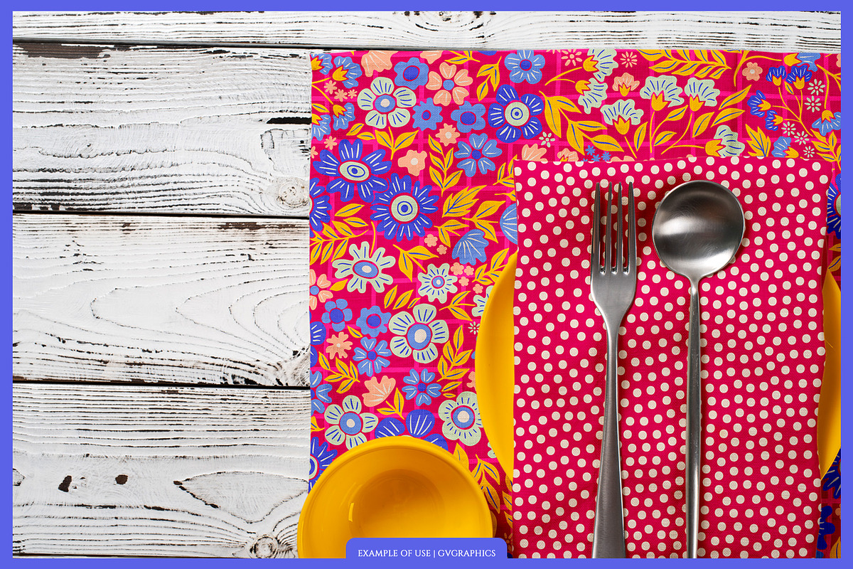 Evening Flowers Patterns, a Pattern Graphic by GVGraphics (Photo 11 of 13)
