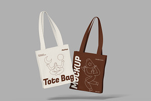 Tote Bag Mockup, a Merchandise Mockup by Unerispace