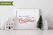 Christmas Frame Mockup 9, a Product Mockup by CatBoneDesign (Thumbnail 2 of 3)