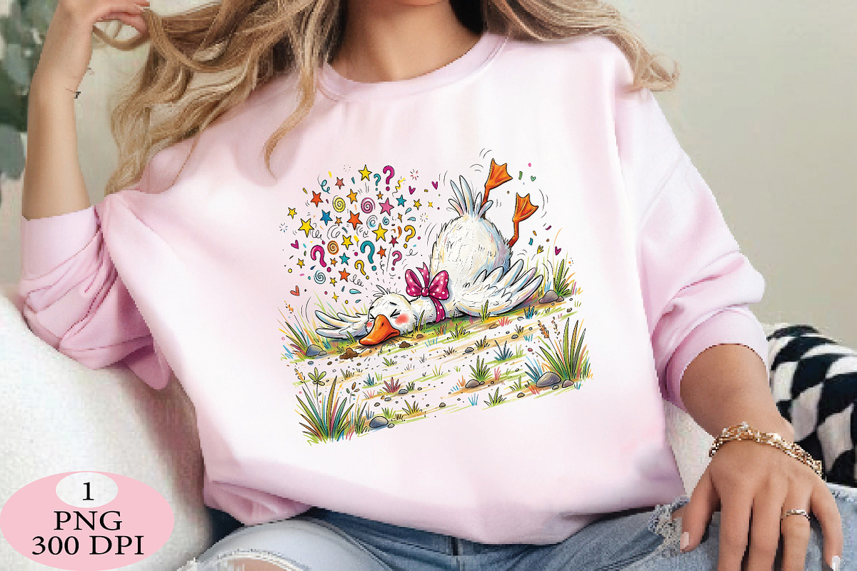 Funny Clumsy Goose PNG, a Seasonal Illustration by Daily.Designs (Photo 3 of 5)