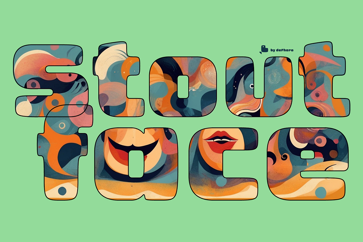 Stoutface, 02 display fonts, a Sans Serif Font by deFharo (Photo 7 of 7)