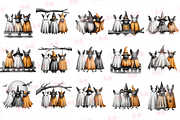 Halloween Bats Clipart, an Illustration by Markicha Art (Thumbnail 4 of 4)