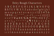 Delcy Rough, a Serif Font by Craft Supply Co. (Thumbnail 8 of 8)