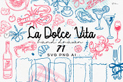 La Dolce Vita, Frames & Icons, an Object Illustration by ollalya (Thumbnail 1 of 7)