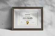 A4 Passe Partout Certificate Mockup, an Advertising Mockup by DesignRushMarket (Thumbnail 5 of 13)
