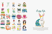 Cozy life clipart bundle, a Decorative Illustration by Patishop Art (Thumbnail 6 of 10)