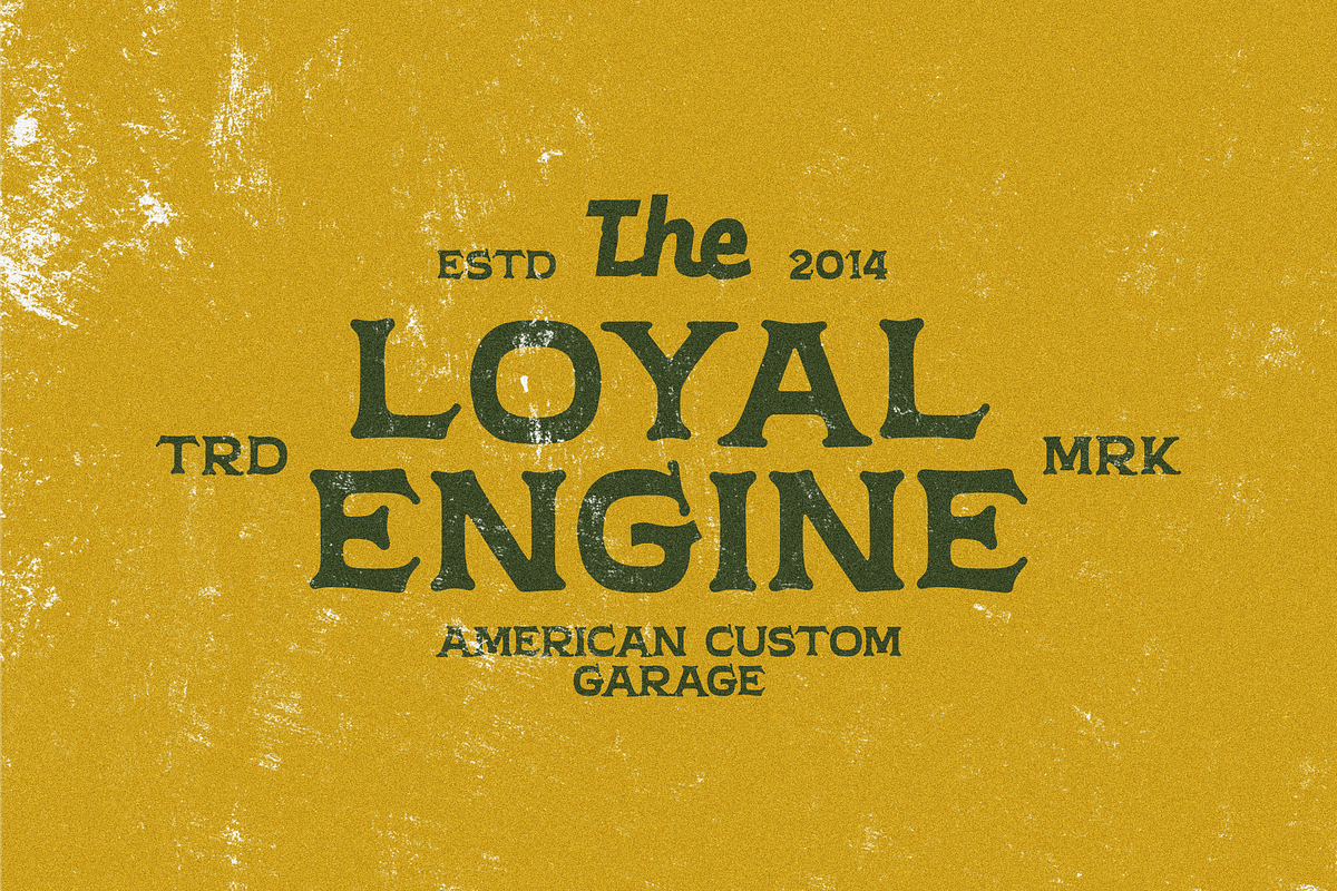 Aqunite Vintage Typeface, a Font by 24Design Studios (Photo 2 of 7)