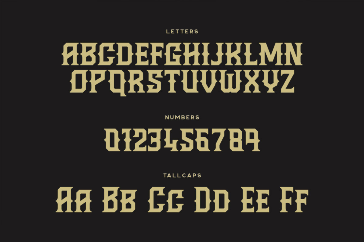 Balefire Typeface, a Serif Font by Tugcu Design Co. (Photo 2 of 4)