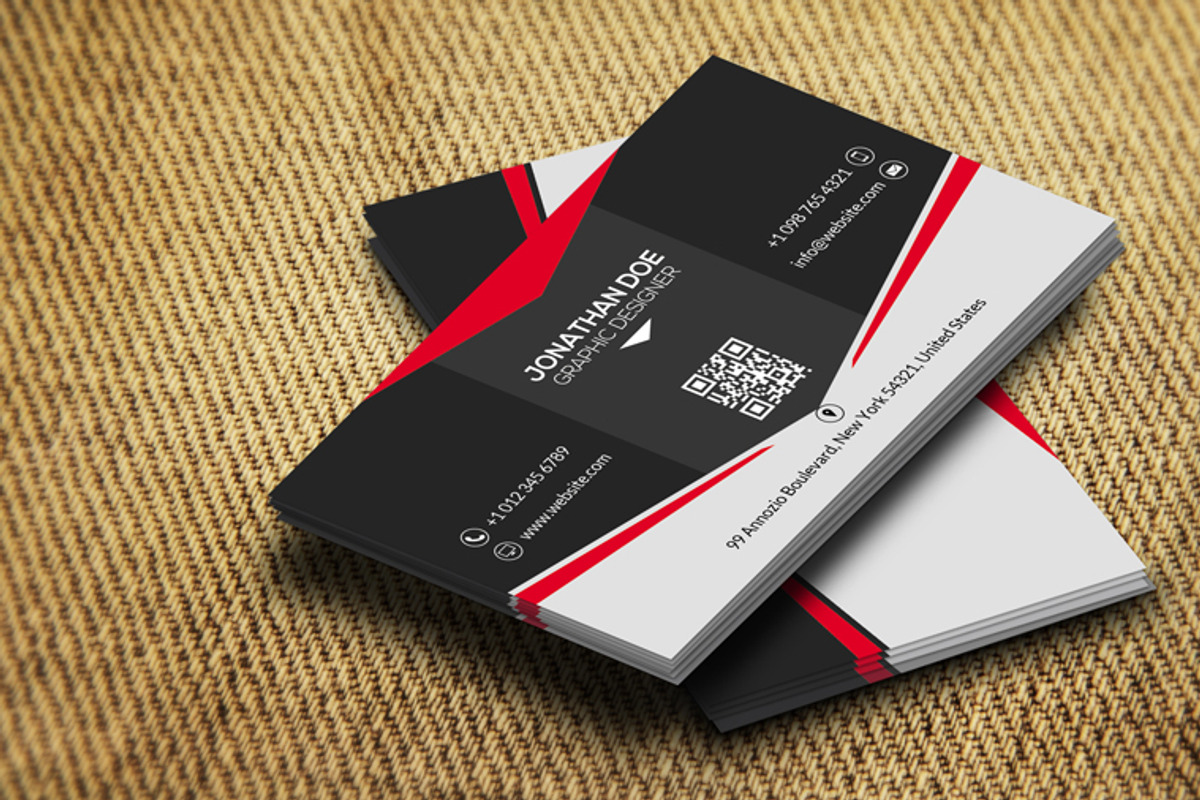 Corporate Business Card CM143, a Business Card Template by annozio (Photo 3 of 4)
