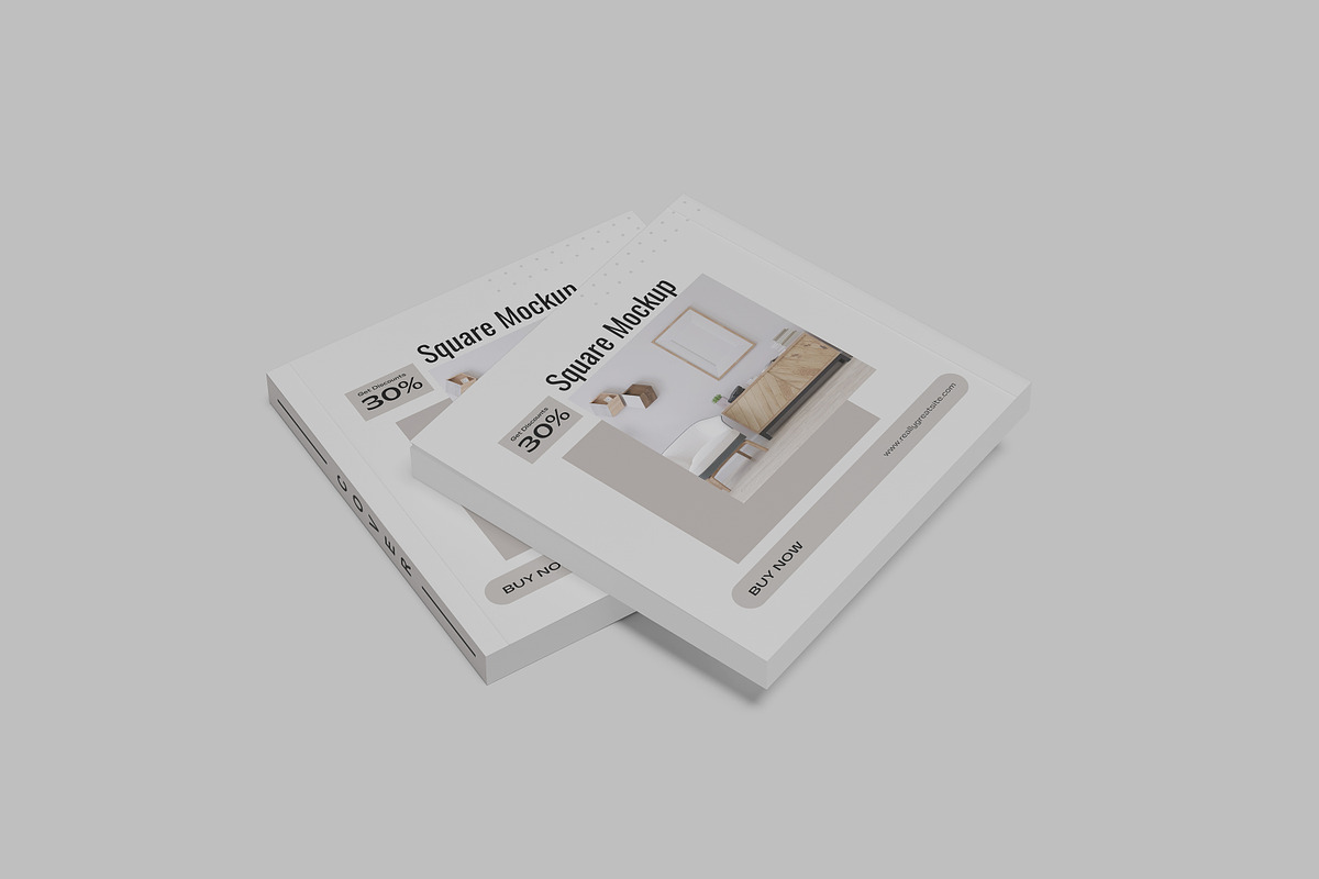 Square Magazine Mockup, a Books & Magazine Mockup by mahhyud (Photo 9 of 9)