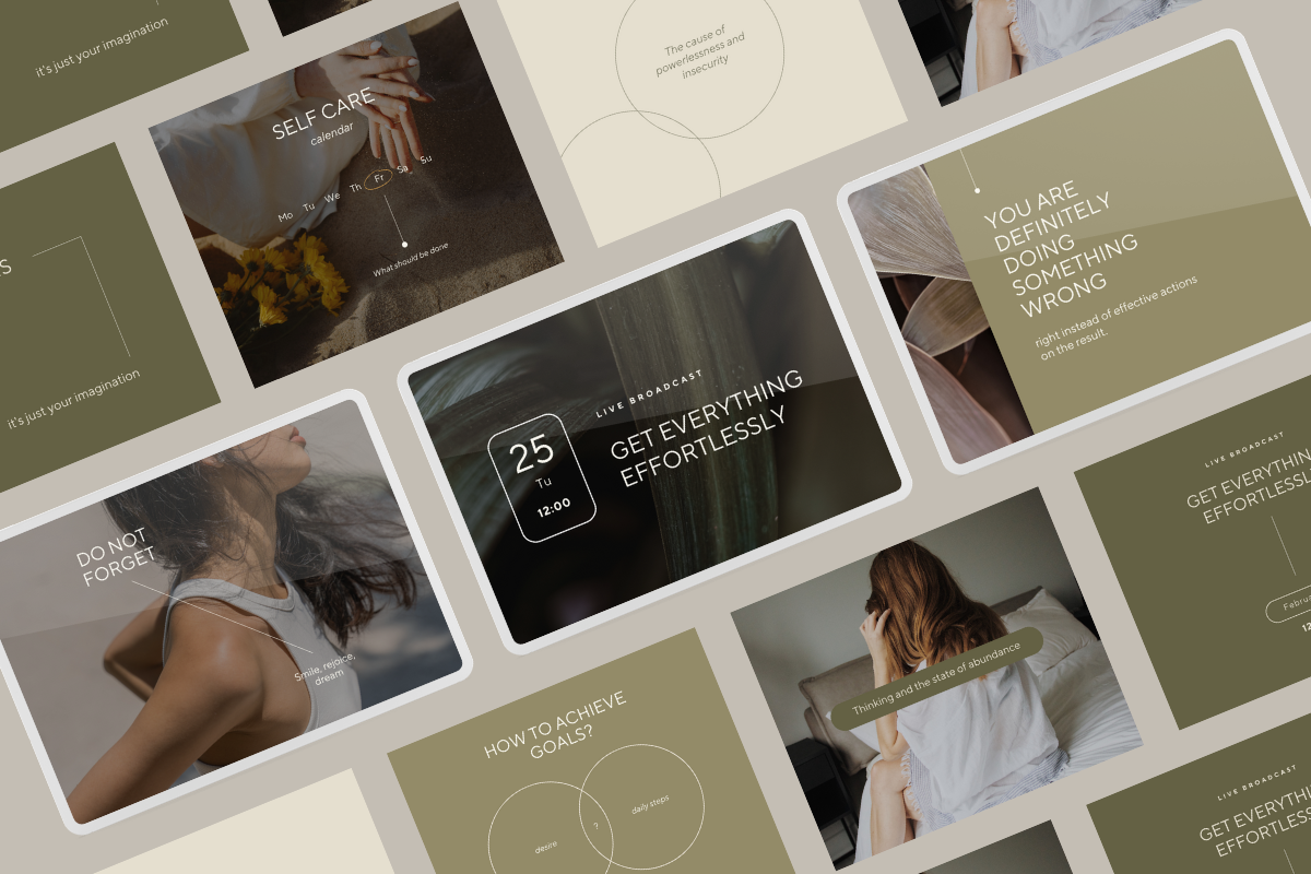 Bundle 4 in 1 Insta&Facebook tmplts, a Social Media Template by Make It Yours Lab. (Photo 25 of 34)
