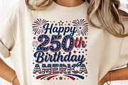 250th Anniversary USA PNG, a Graphic by Vector Portal (Thumbnail 6 of 6)
